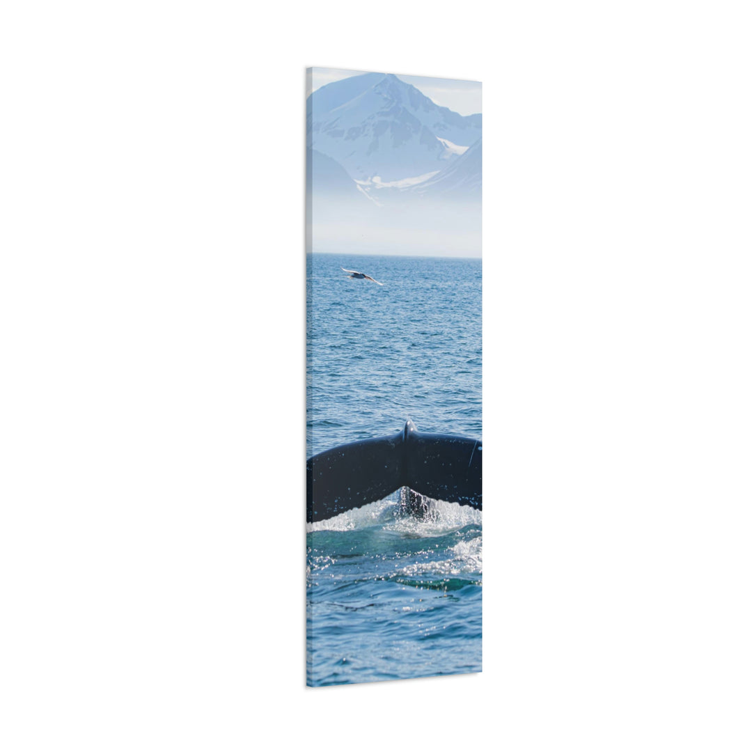 A Whale and A Mountain - Canvas