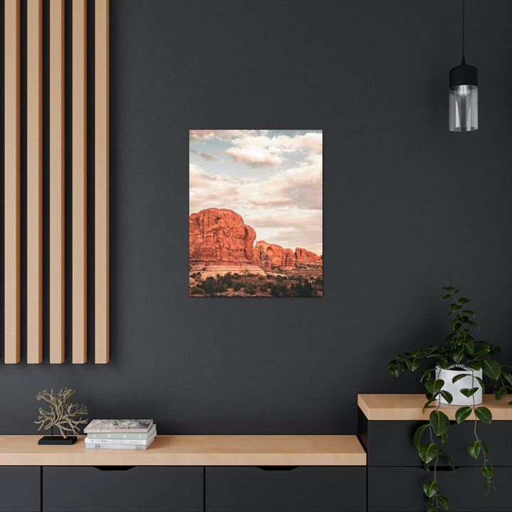 A Desert Sunset - Canvas