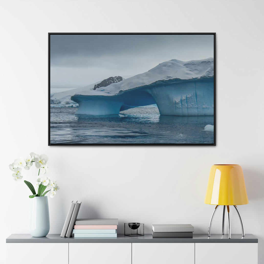 Textured Ice - Canvas with Frame