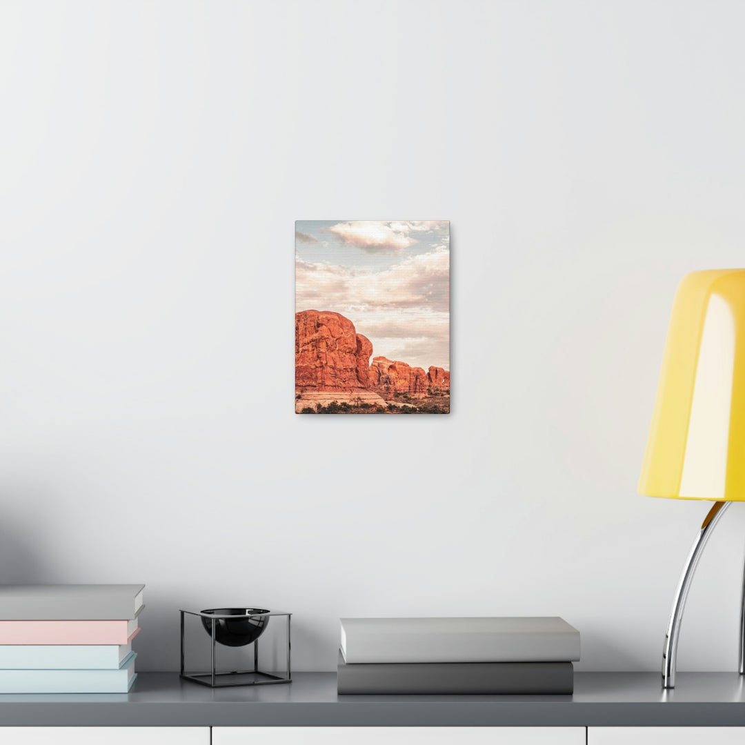 A Desert Sunset - Canvas