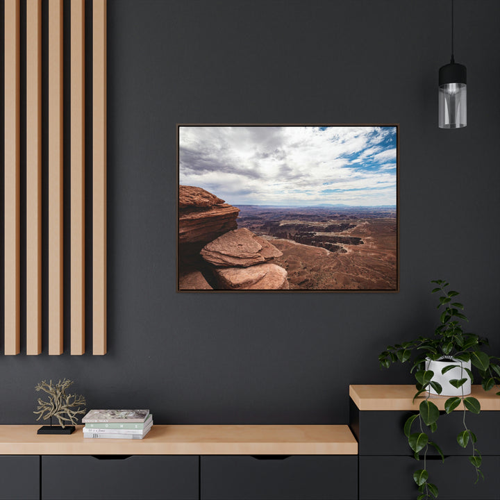 The Canyon Below - Canvas with Frame