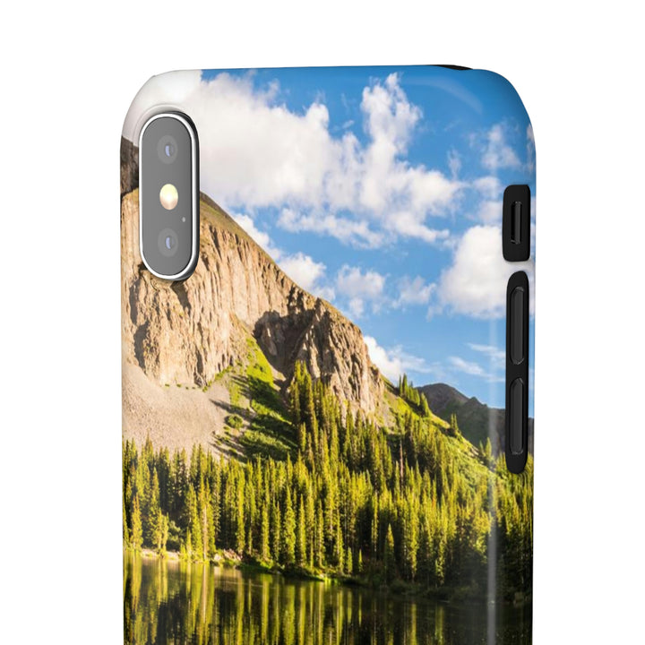 Mountain Scene Reflected - Phone Case