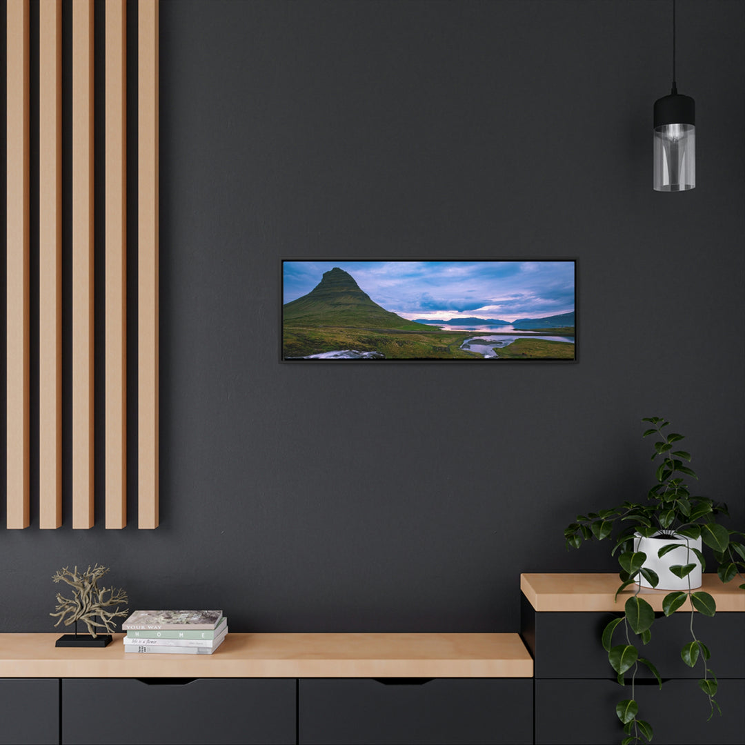 An Icelandic Sunset - Canvas with Frame