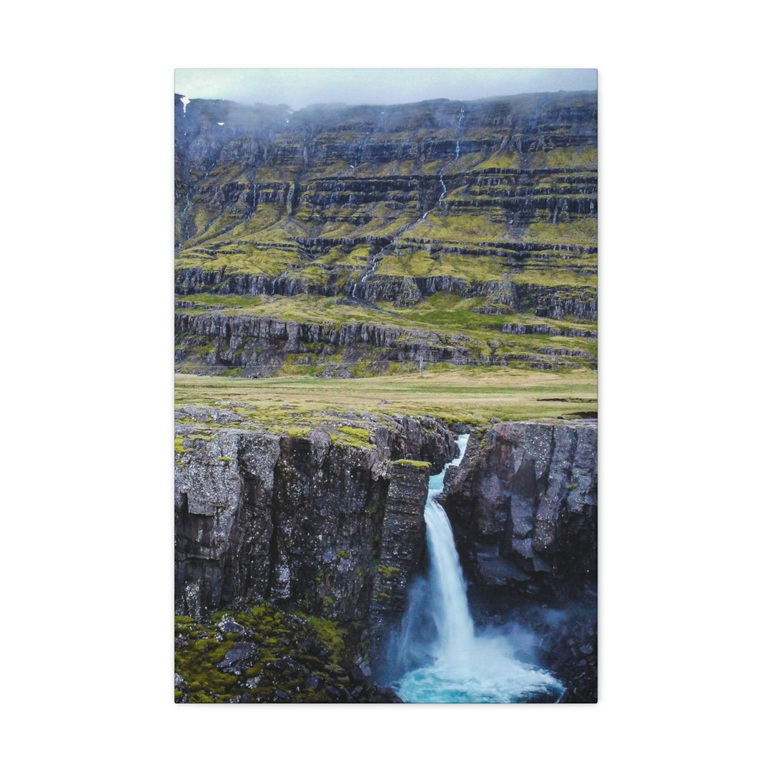 A Remote Waterfall - Canvas