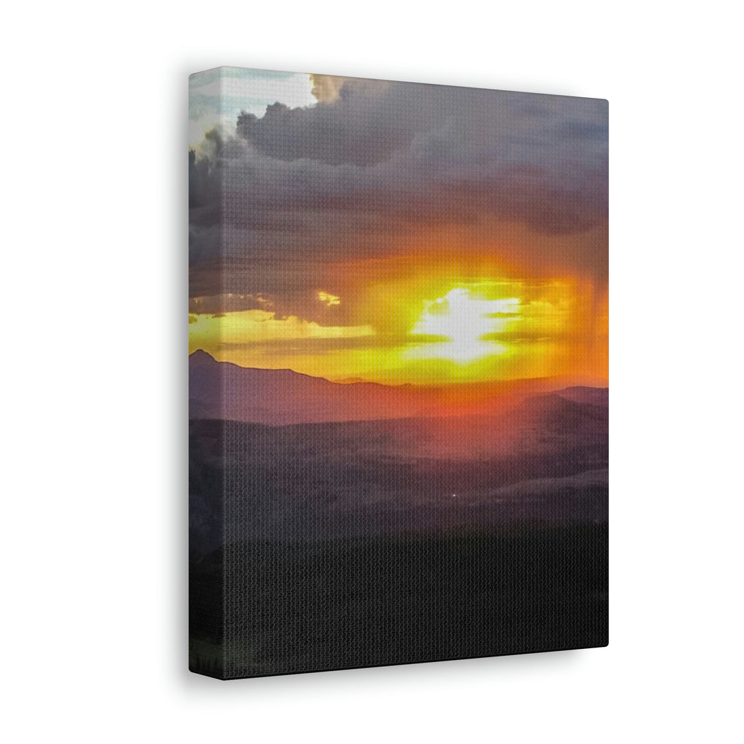 Rainy Sunset - Canvas