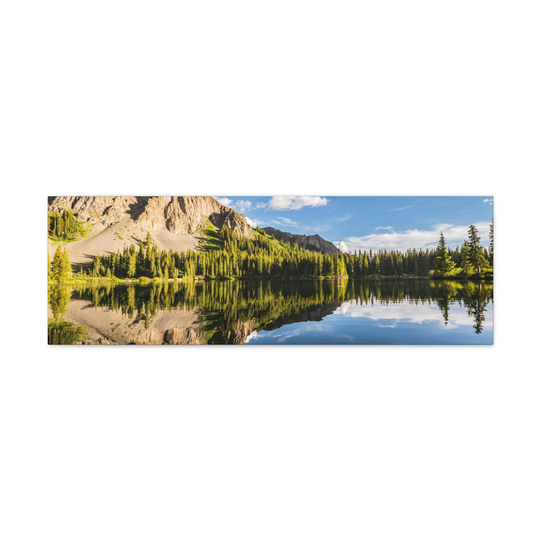 Mountain Scene Reflected - Canvas