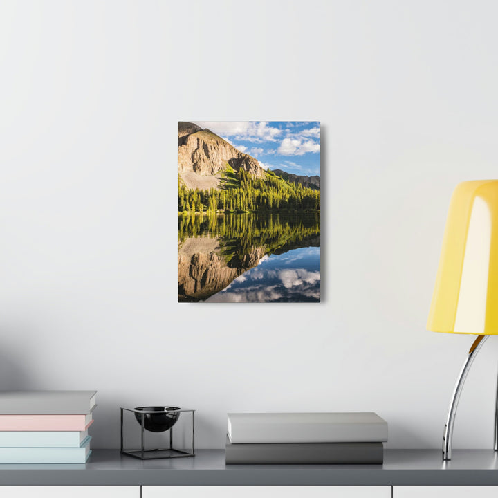 Mountain Scene Reflected - Canvas