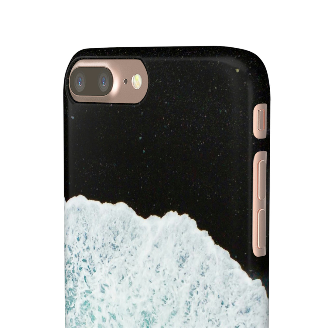 A Wave on Volcanic Sand - Phone Case