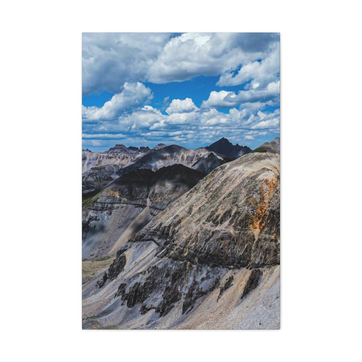 Imogene Pass From the Air - Canvas