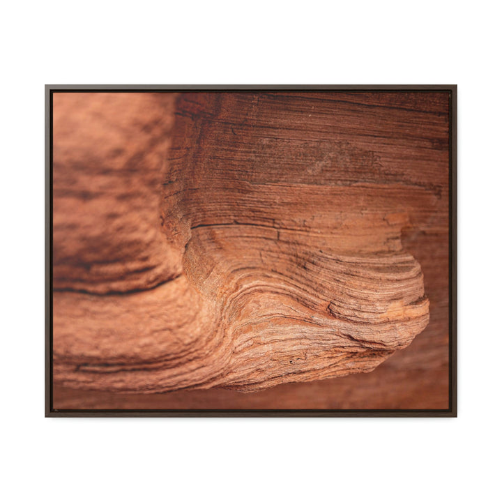 Sedimentary Rock Curves - Canvas with Frame