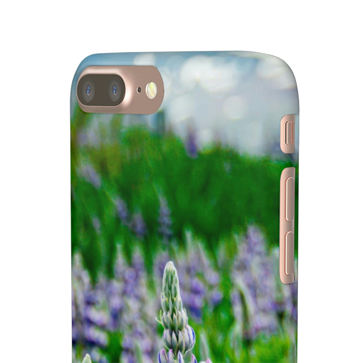 Glowing Lupin with Mountains - Phone Case