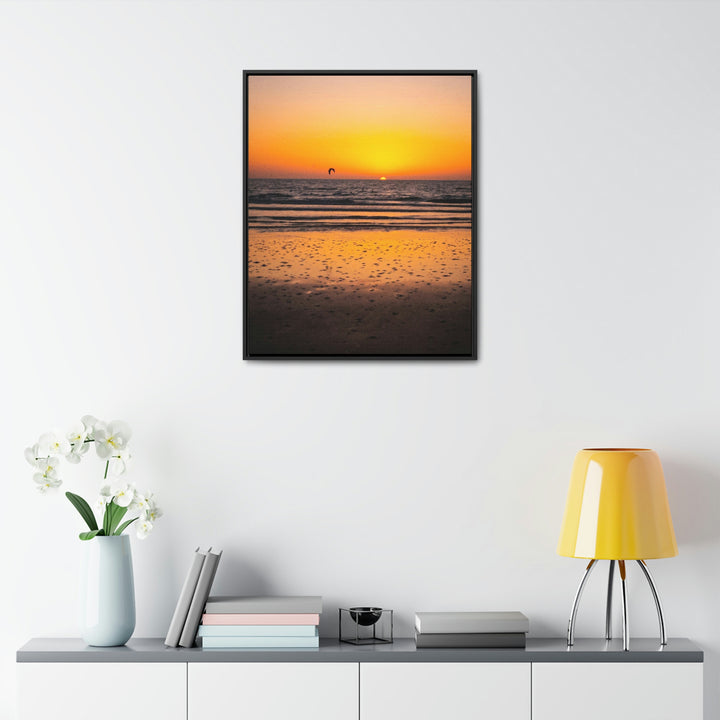 Sunrise on the Sea - Canvas with Frame