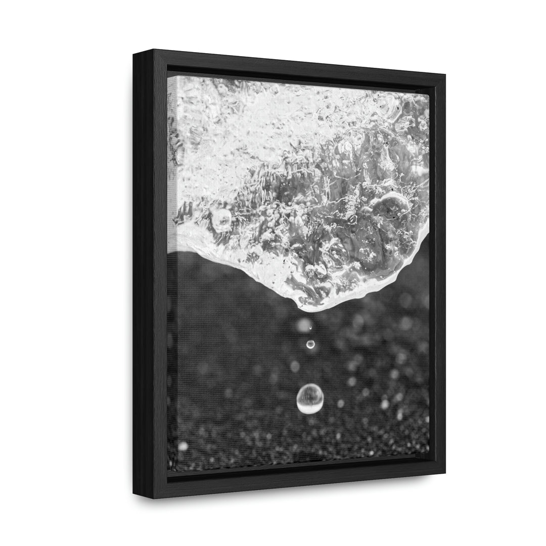 Suspended Droplet - Canvas with Frame