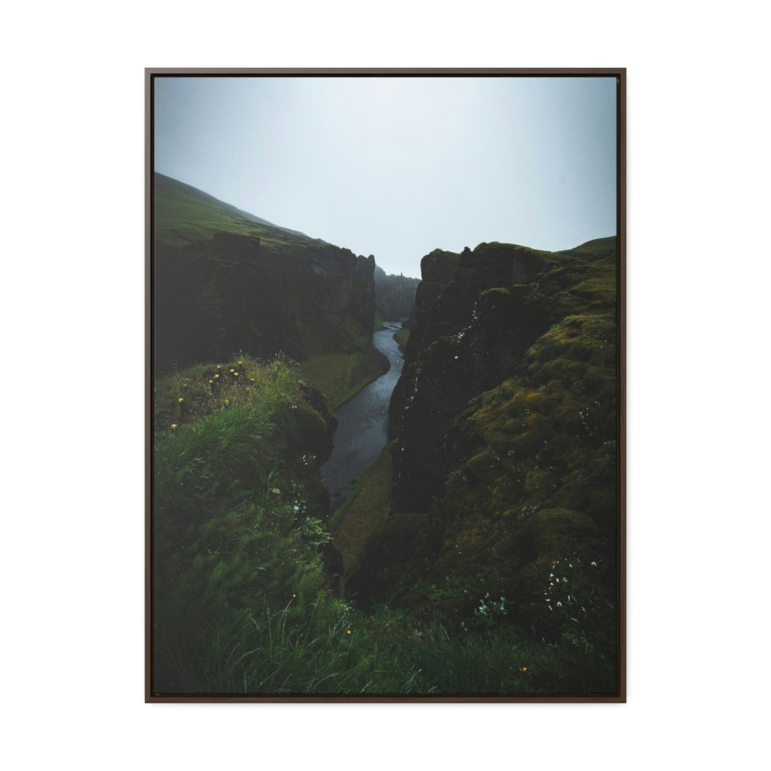 A View of the River - Canvas with Frame