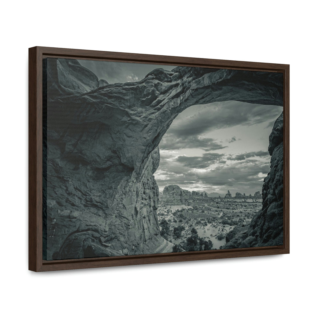 Natural Frames Part 2 in Black and White - Canvas with Frame