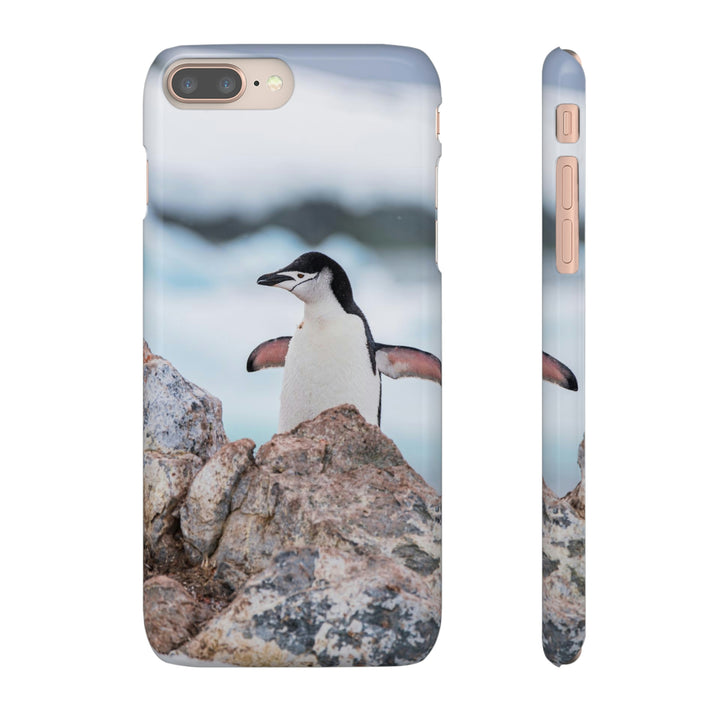 Stretched Penguin - Phone Case