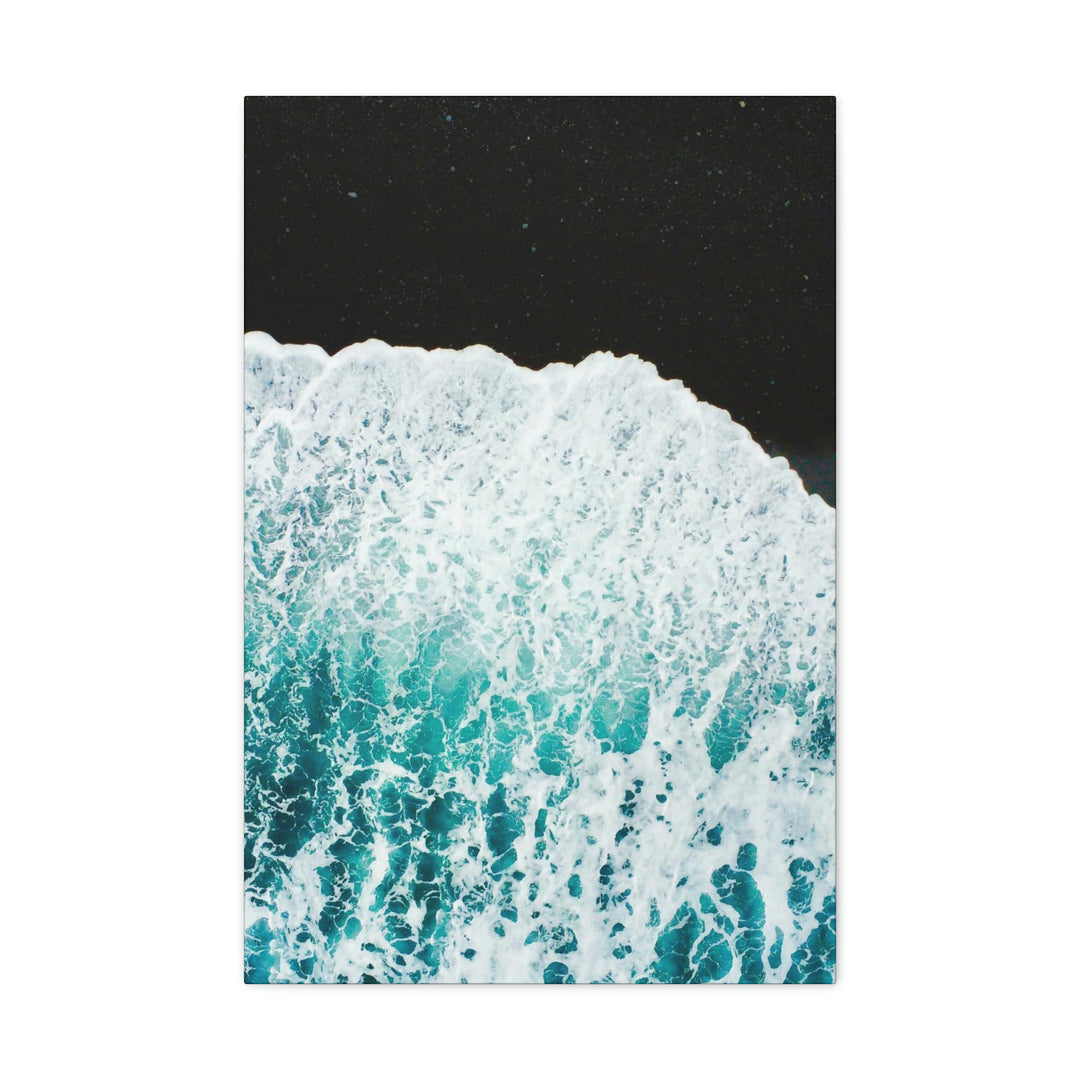 A Wave on Volcanic Sand - Canvas