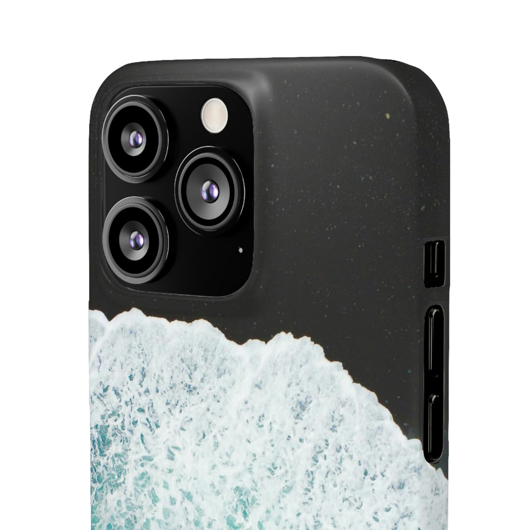 A Wave on Volcanic Sand - Phone Case