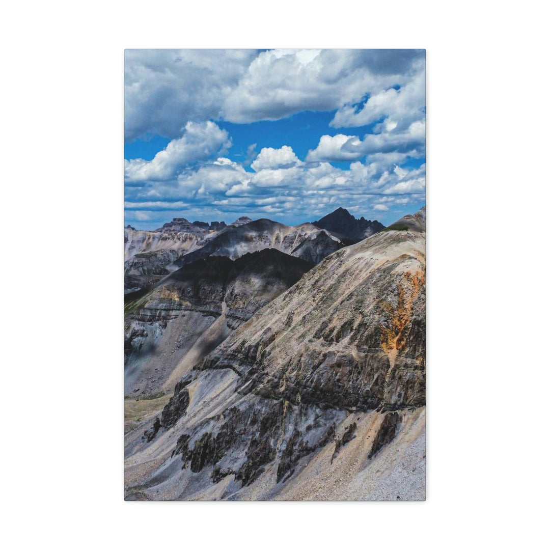 Imogene Pass From the Air - Canvas