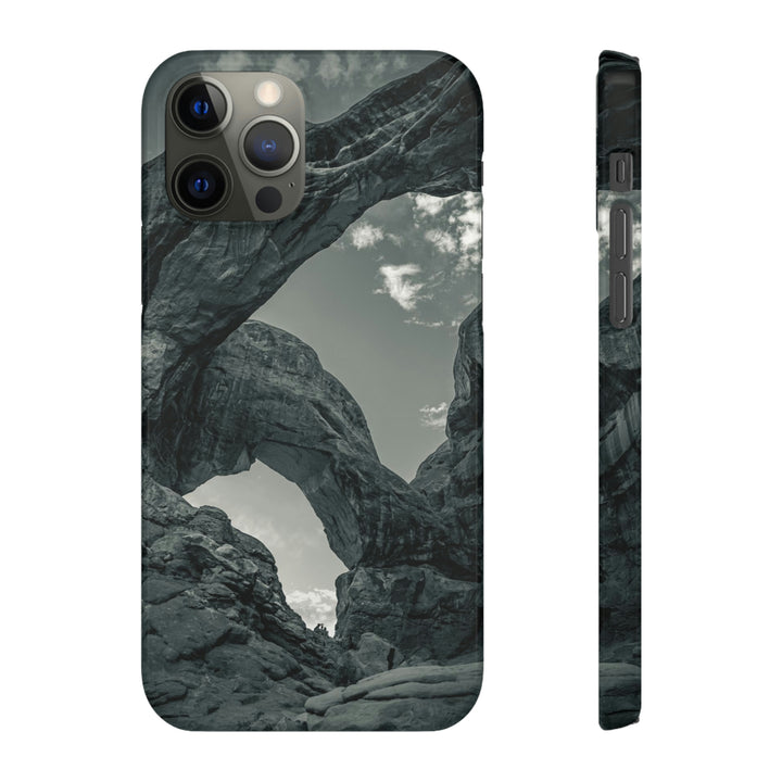 Natural Frames Part 4 in Black and White - Phone Case