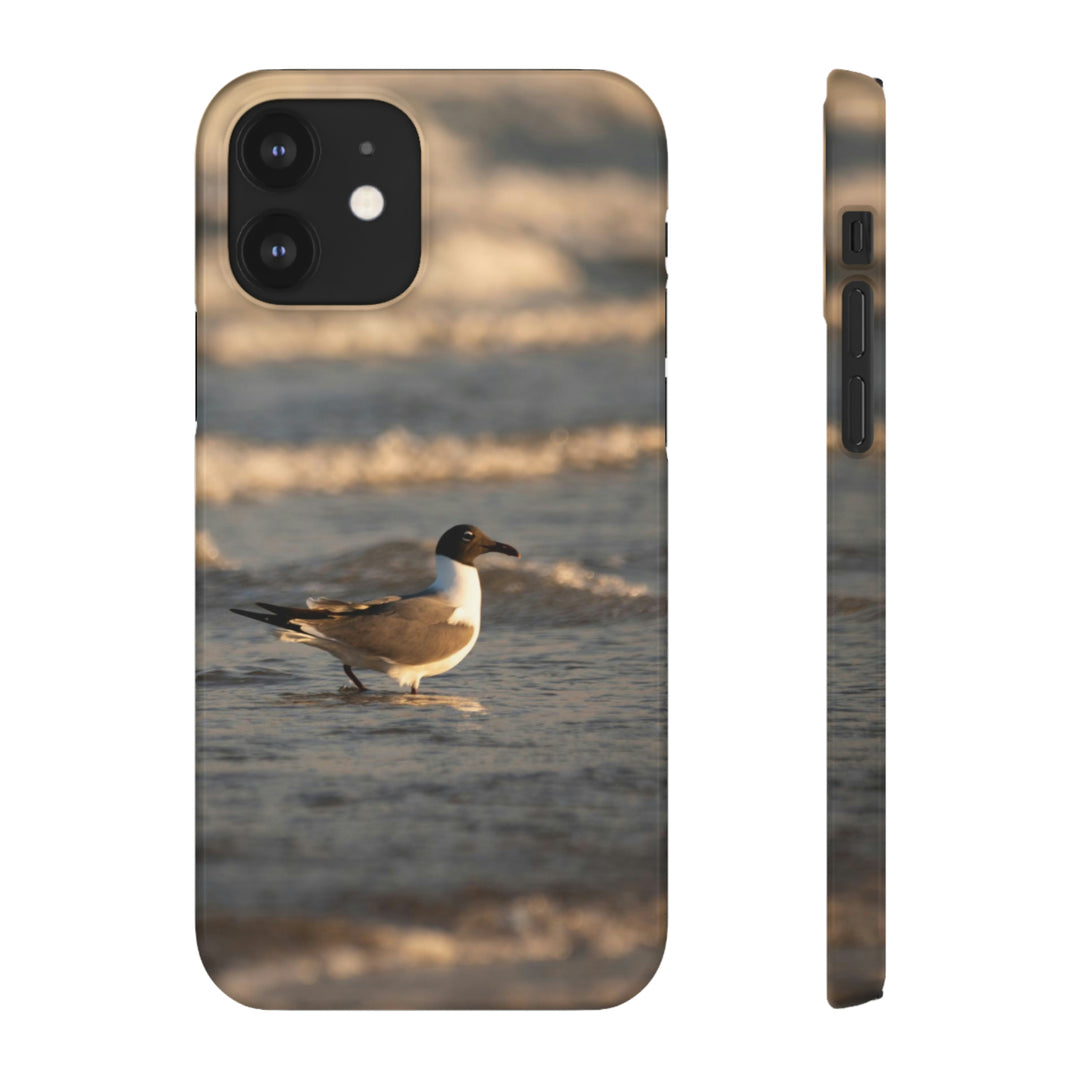 Laughing Gull in the Surf - Phone Case