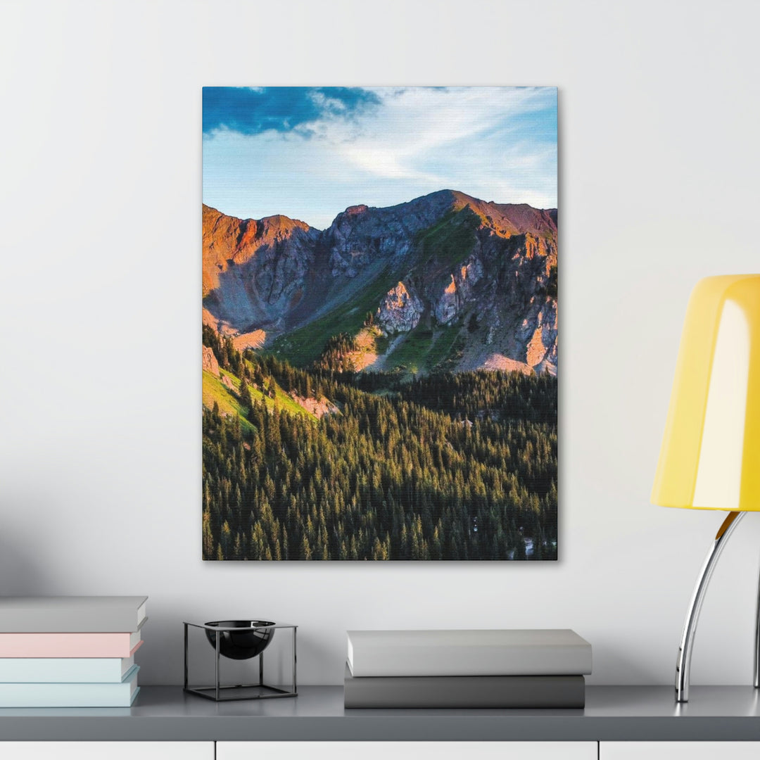 Fading Mountain Light - Canvas