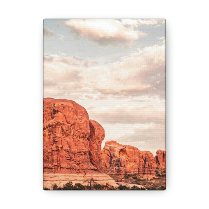 A Desert Sunset - Canvas