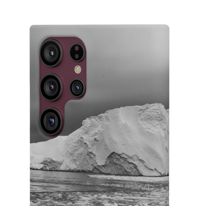 Lane of Ice In Black and White - Phone Case