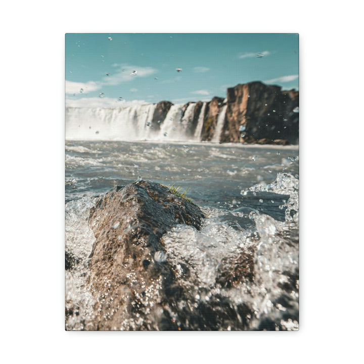 Goðafoss Splash - Canvas