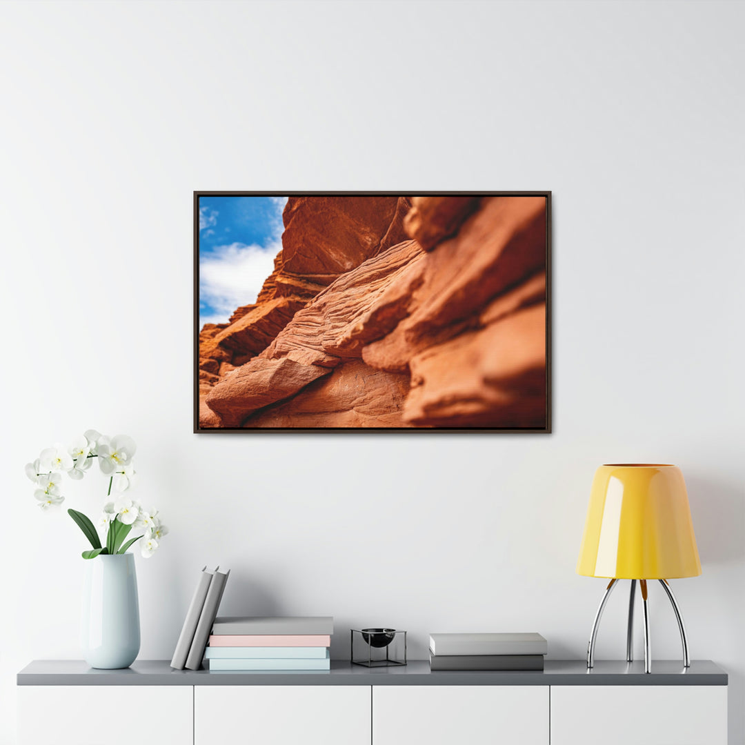 Layers of Rock - Canvas with Frame