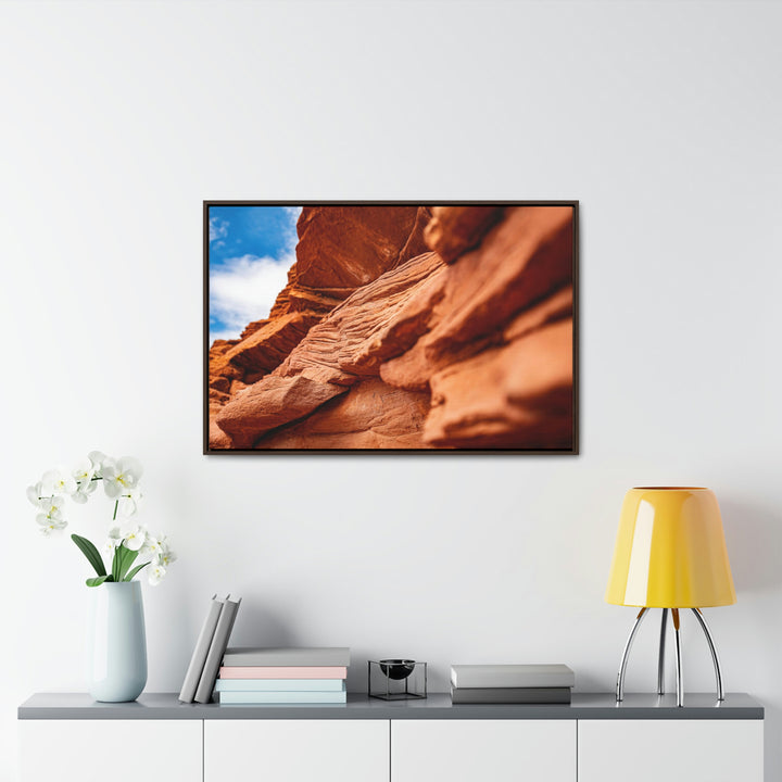 Layers of Rock - Canvas with Frame