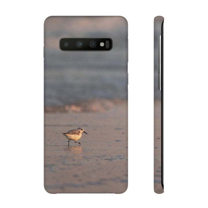 Sanderling in Soft Dusk Light - Phone Case