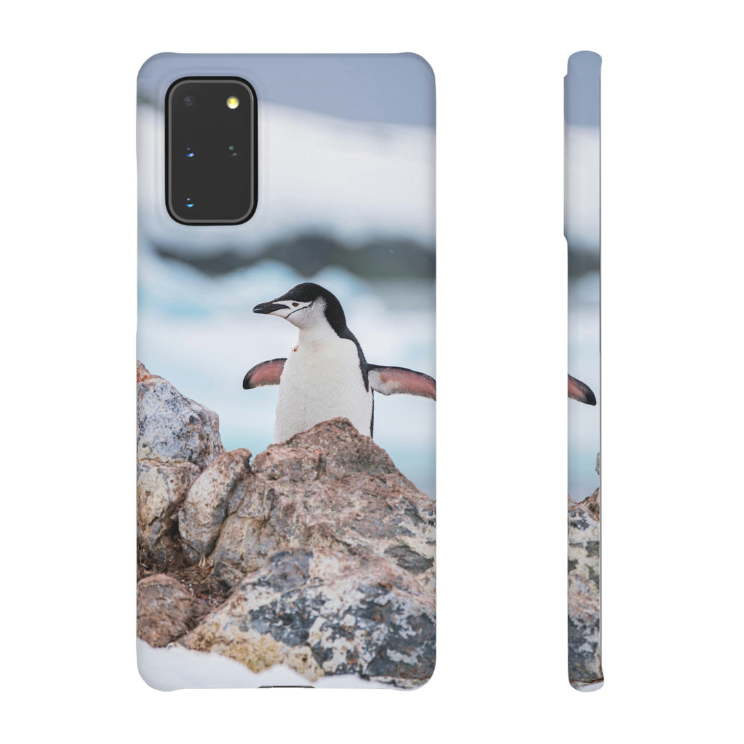 Stretched Penguin - Phone Case