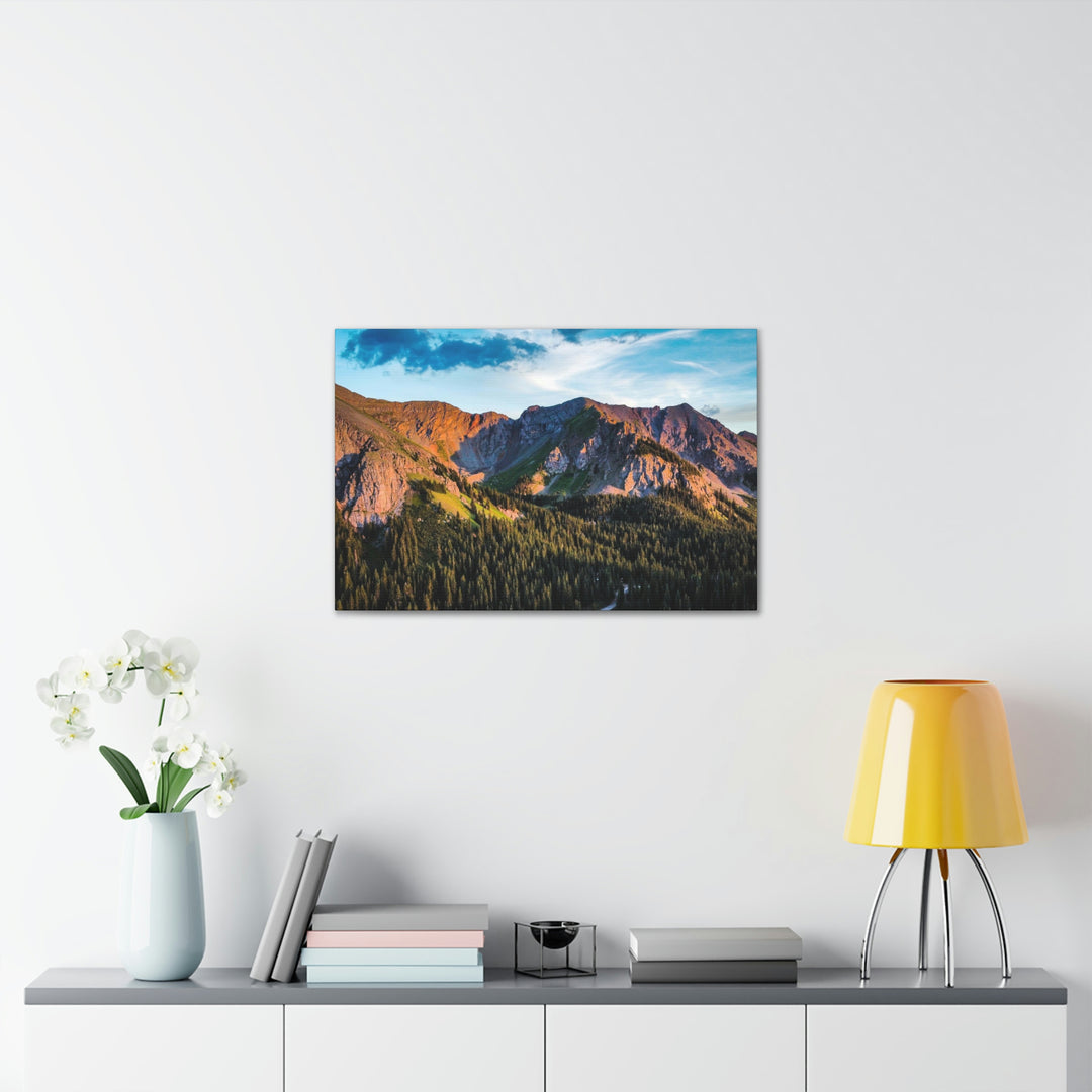 Fading Mountain Light - Canvas