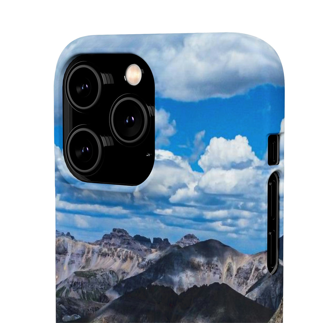 Imogene Pass From the Air - Phone Case