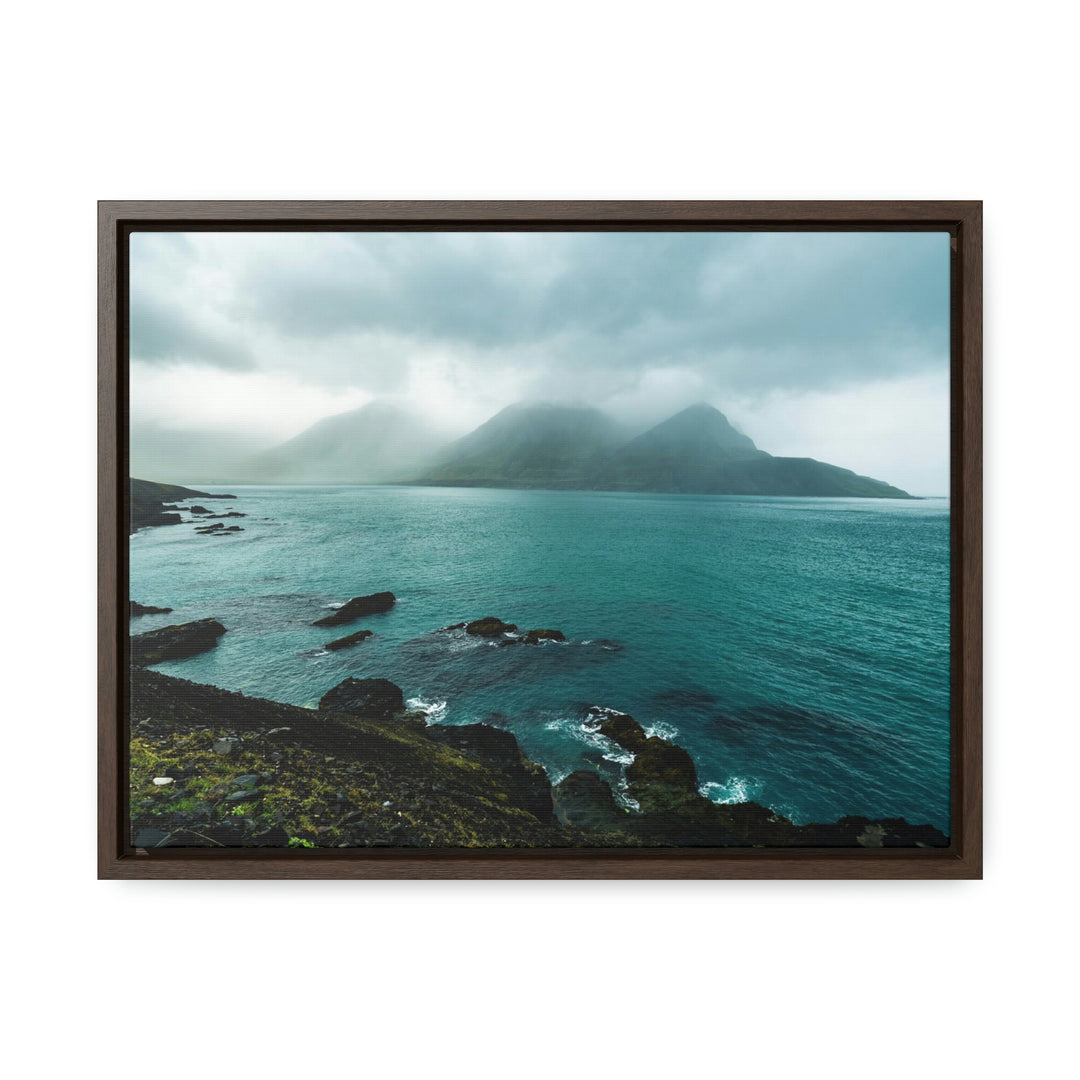 Mystical Mountain View - Canvas with Frame