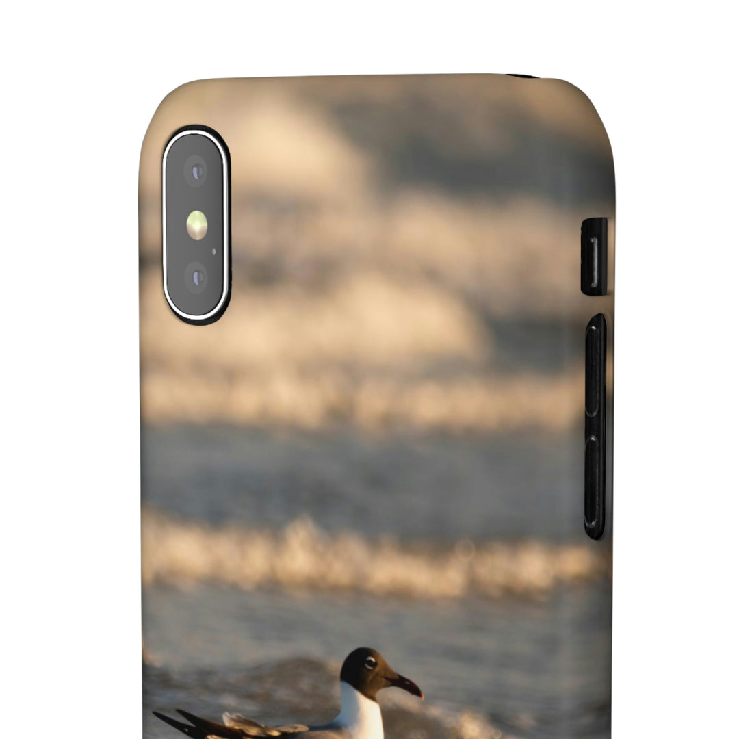 Laughing Gull in the Surf - Phone Case