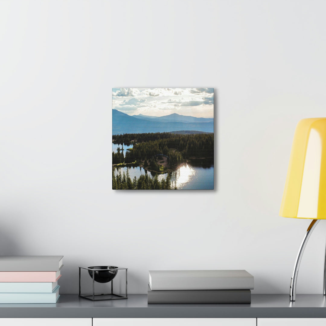 Cool Mountain Lakes - Canvas