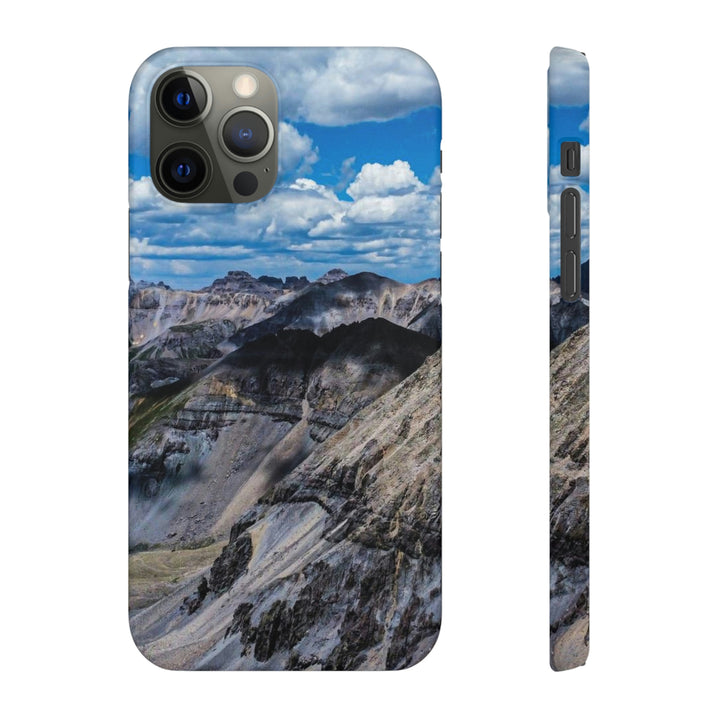 Imogene Pass From the Air - Phone Case