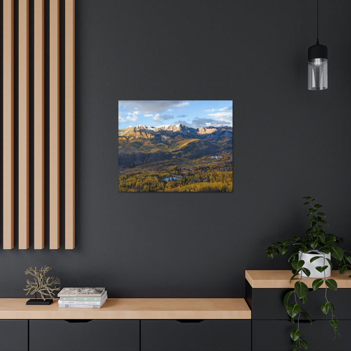 Glowing Mountainside - Canvas