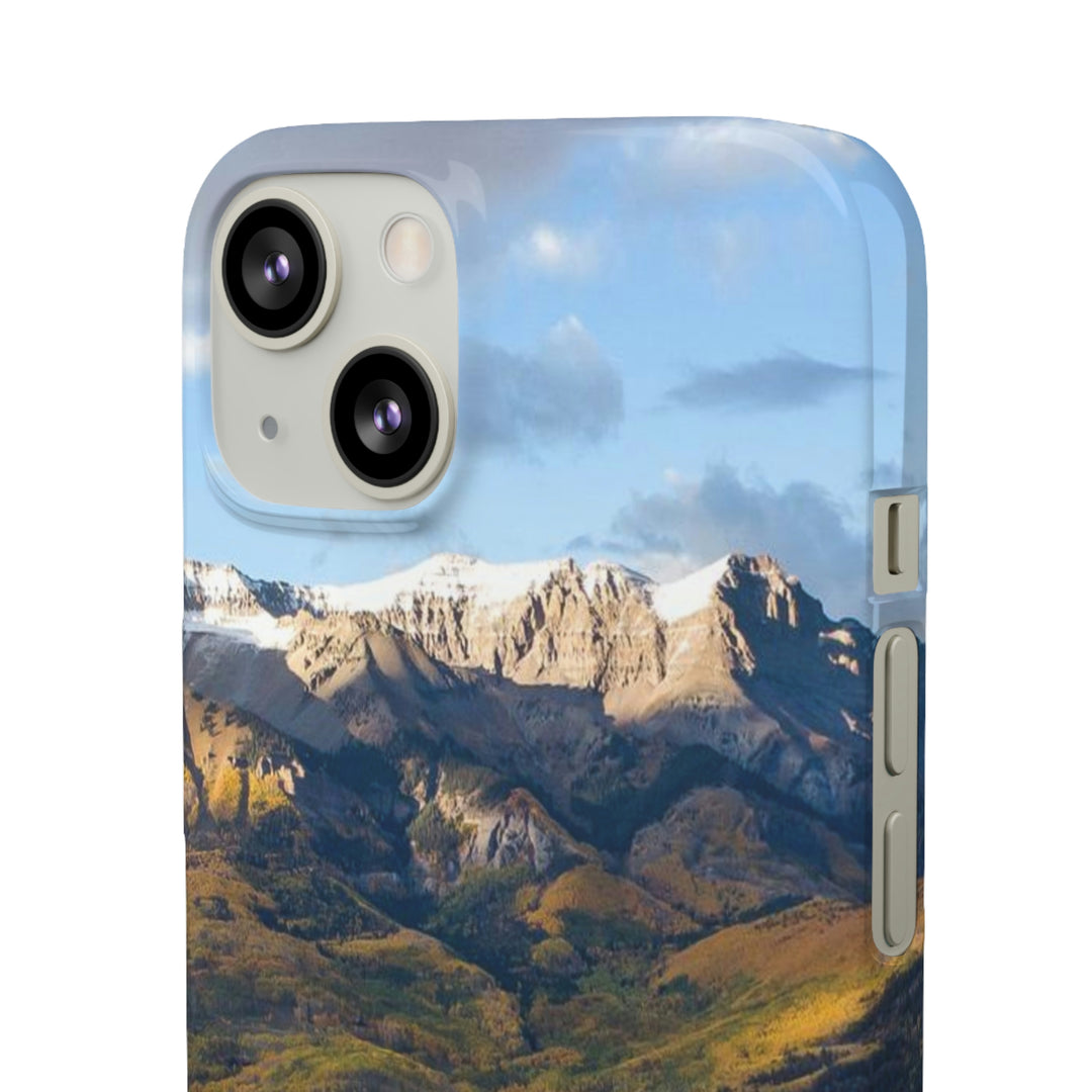 Glowing Mountainside - Phone Case