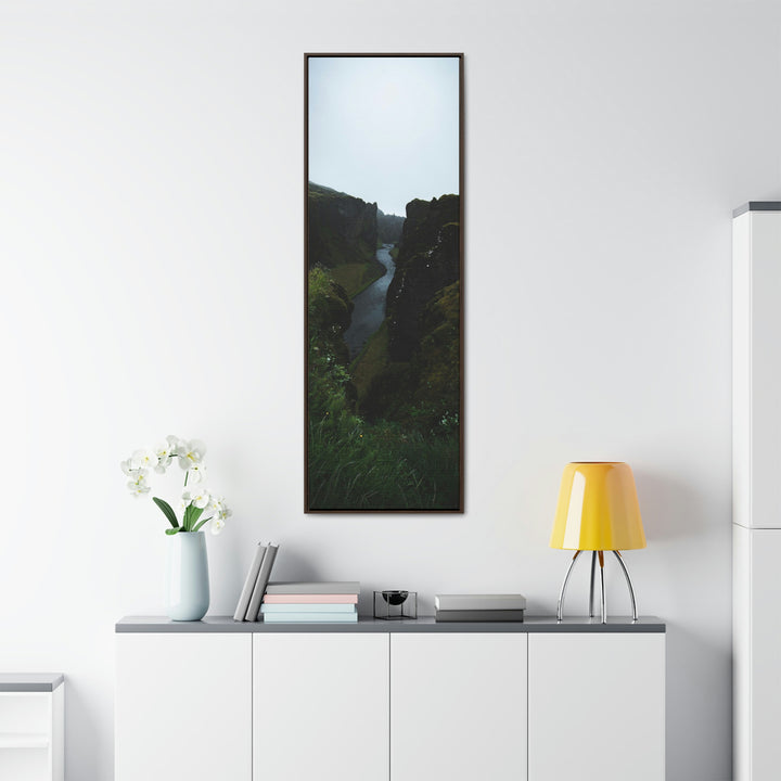 A View of the River - Canvas with Frame