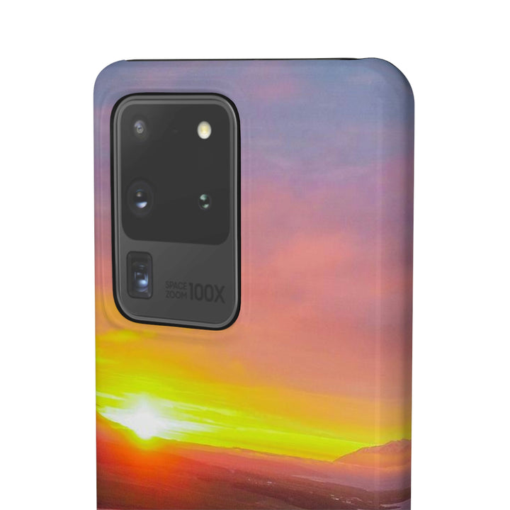 Sunset Over the Fjord Part 1 - Phone Case