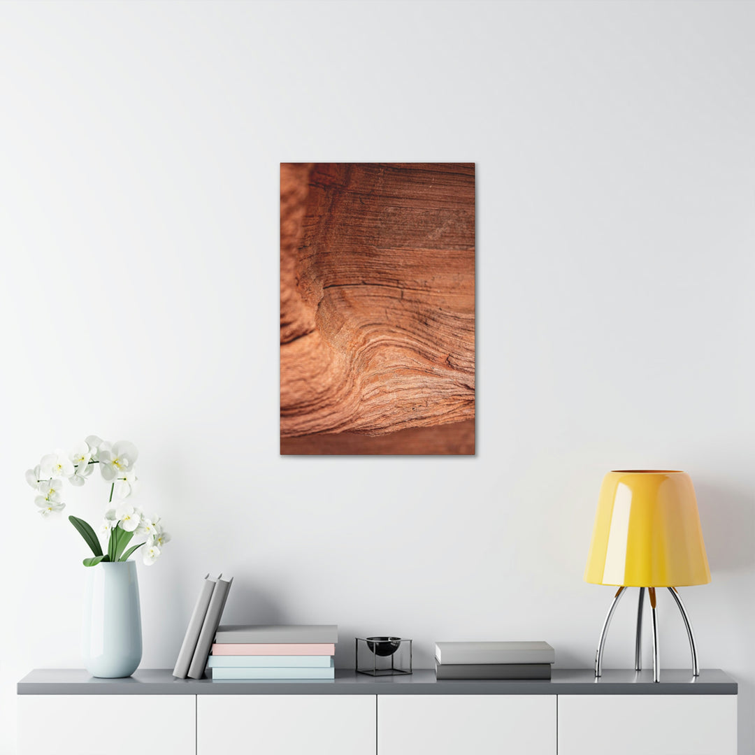 Sedimentary Rock Curves - Canvas