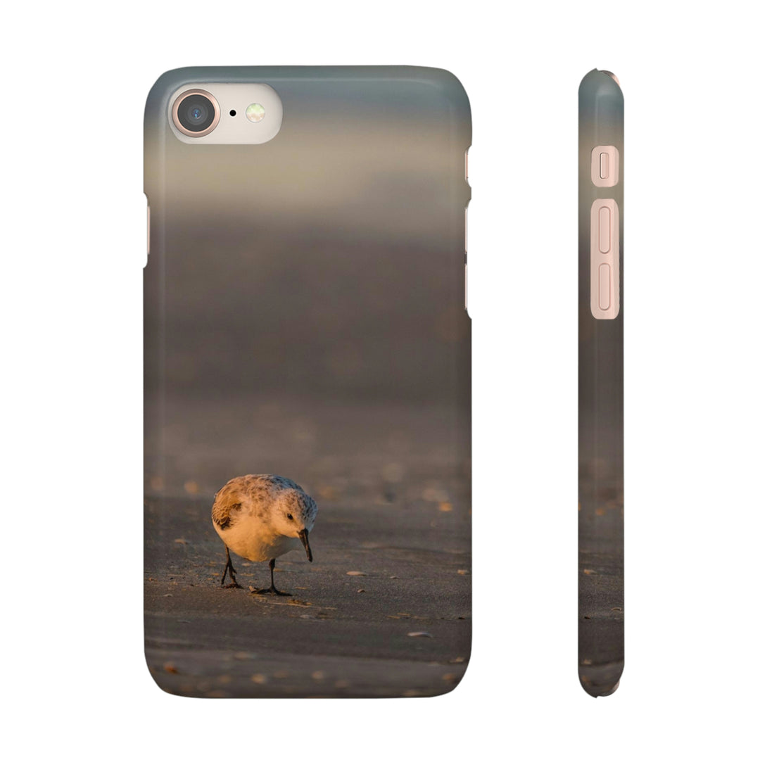 Feeding Sanderling - Phone Case