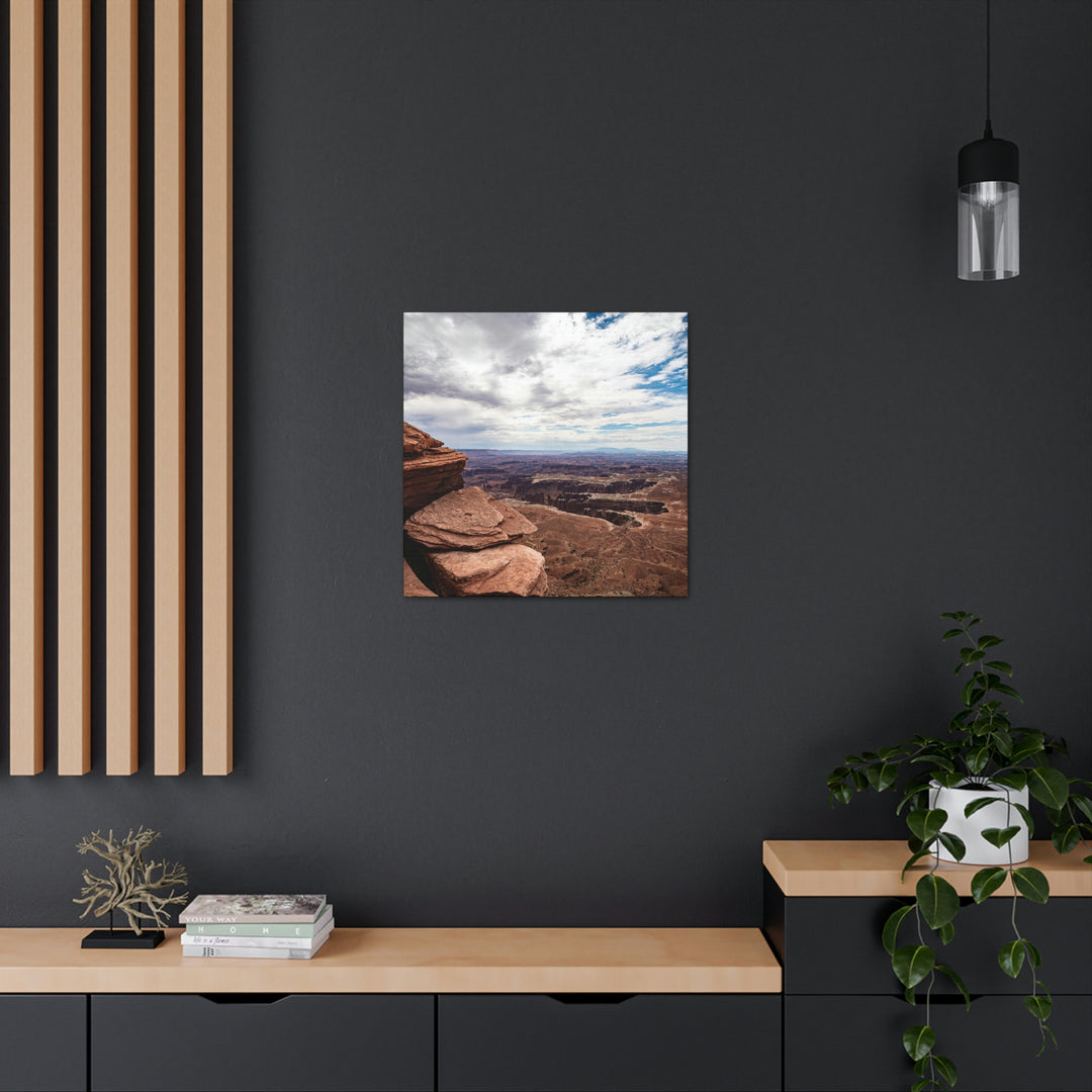 The Canyon Below - Canvas