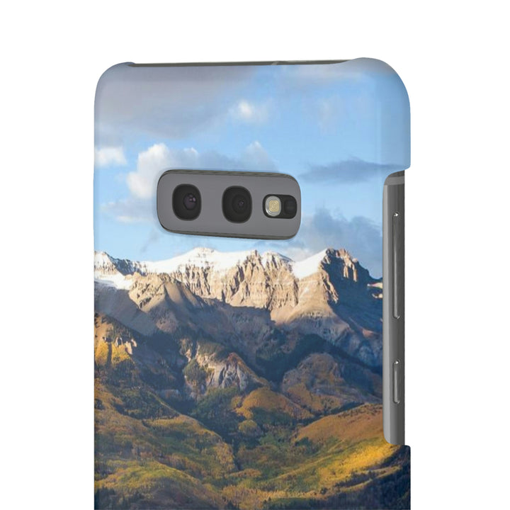 Glowing Mountainside - Phone Case