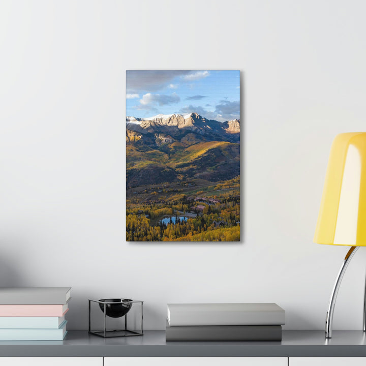 Glowing Mountainside - Canvas