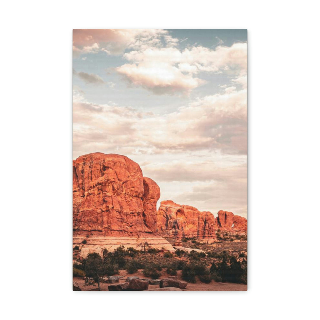 A Desert Sunset - Canvas