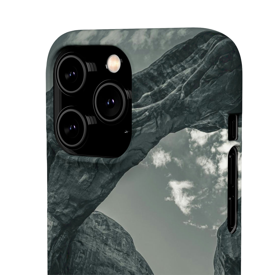 Natural Frames Part 4 in Black and White - Phone Case